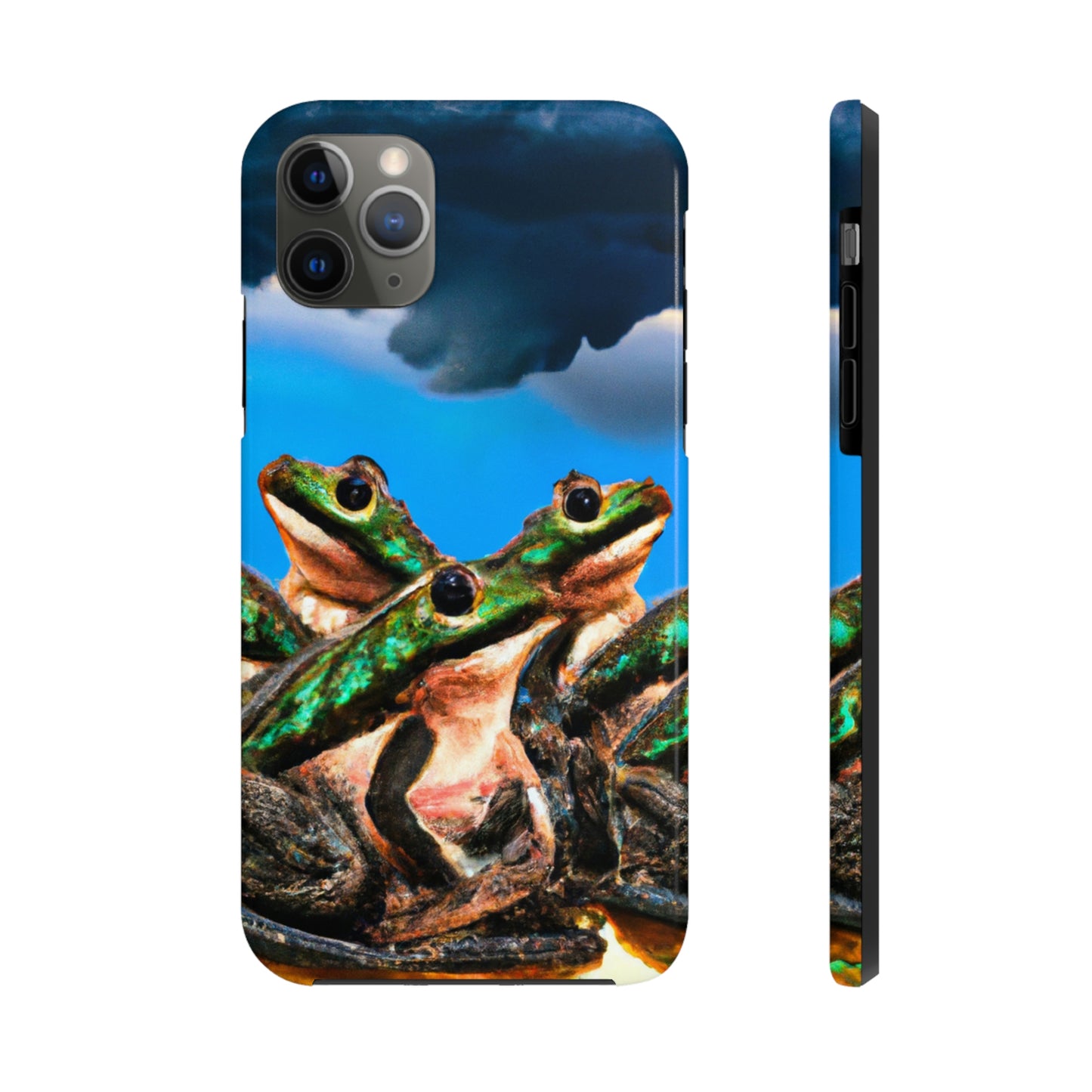 "Ein Froschchor im Gewitter" - Die Alien Tough Phone Cases