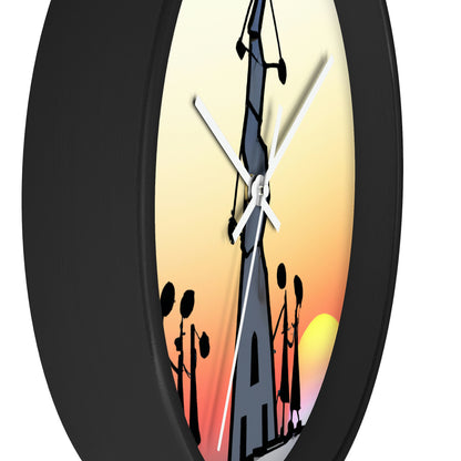 "Forgotten in the Sunset" - The Alien Wall Clock