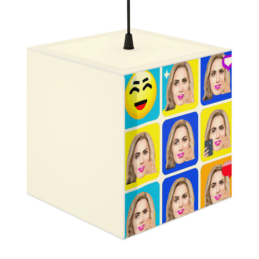 "Emoji-zing a Celebrity: A Pop Art Portrait" - The Alien Light Cube Lamp