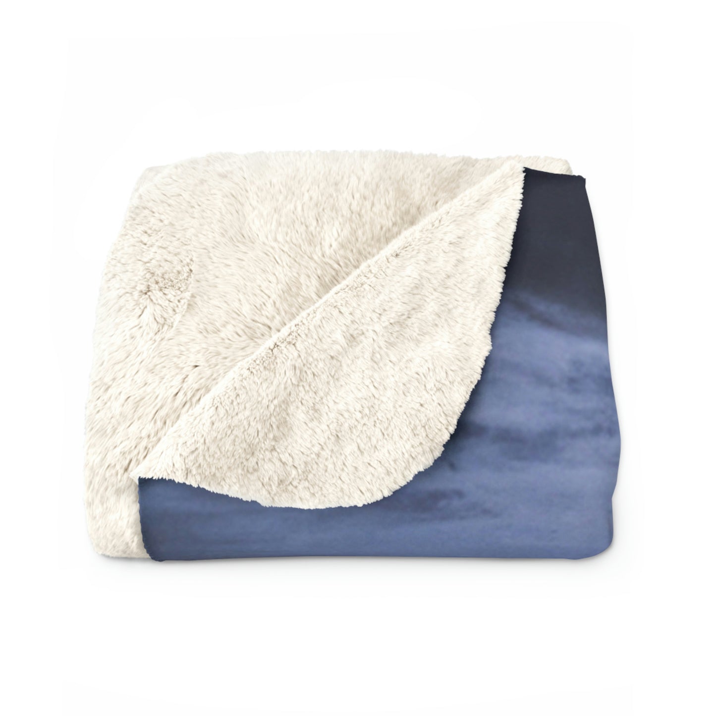 Moonlight Reflections on a Quiet Lake - The Alien Sherpa Fleece Blanket