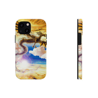 "Eine himmlische Flamme mit einem mystischen Drachen" - Die Alien Tough Phone Cases