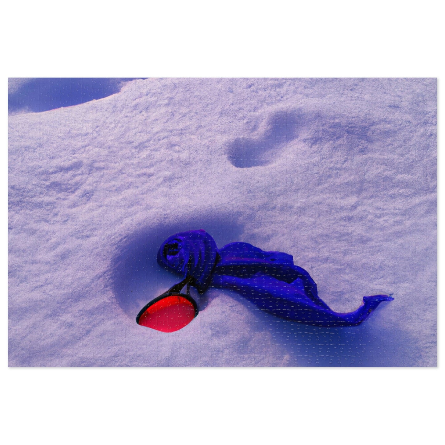 "Buried in the Snow: A Vivid Memory" - The Alien Jigsaw Puzzle