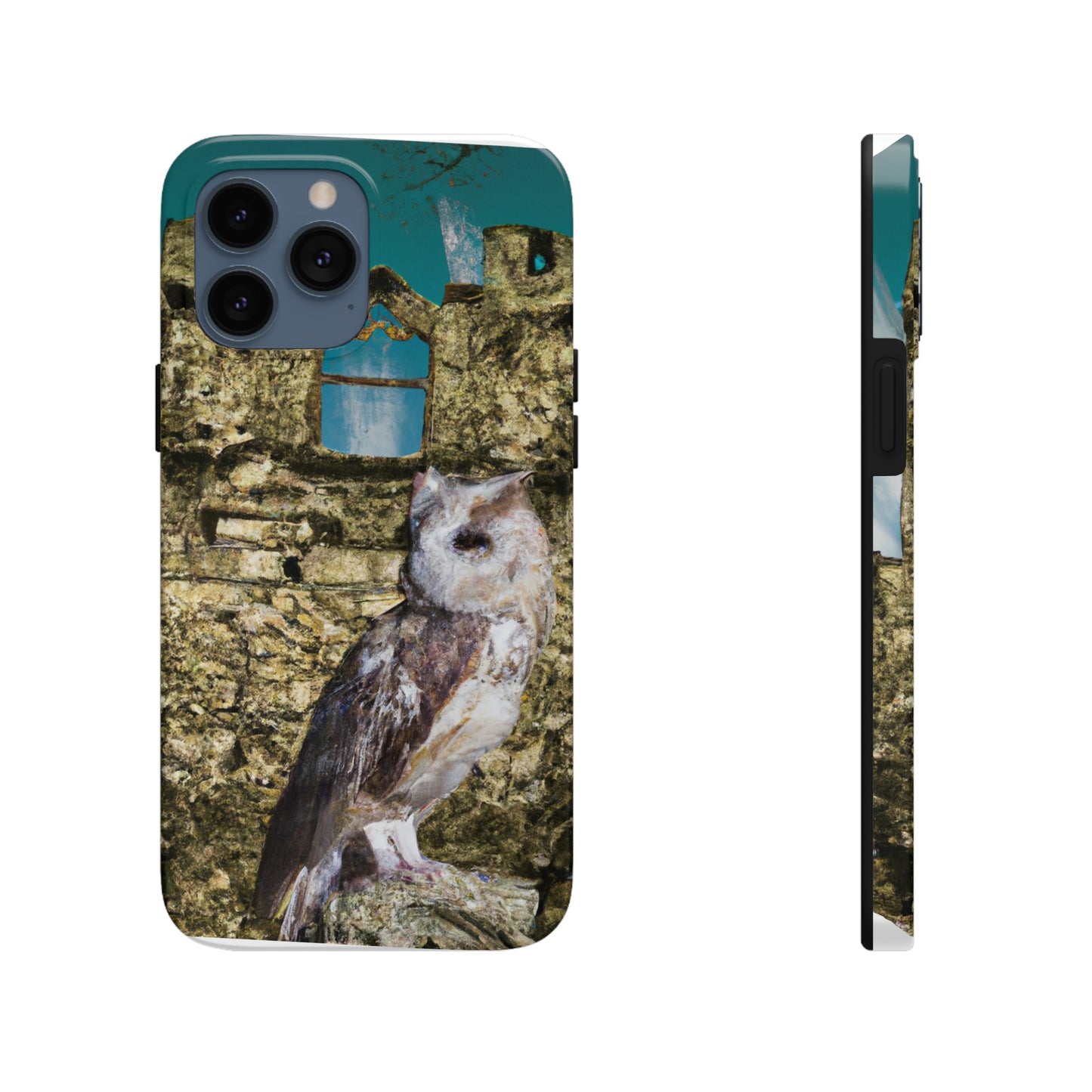 "A Sentinal Among Ruins: An Unstirred Owl's Perch" - The Alien Tough Phone Cases