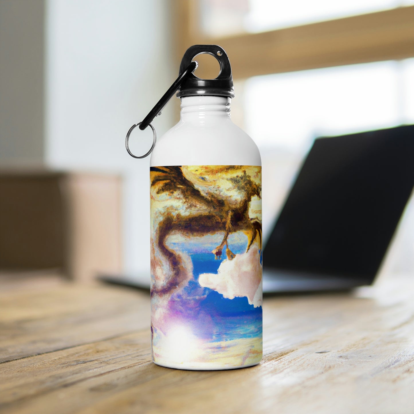 "A Heavenly Blaze with a Mystic Dragon" - The Alien Stainless Steel Water Bottle