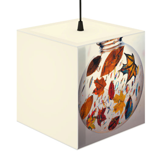 "Autumn in a Glass Globe" - The Alien Light Cube Lamp