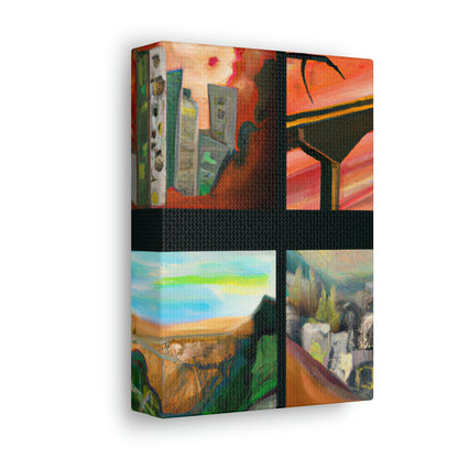 "Environments Contrasted: Nature, Urbanity, and Beyond" - Canvas