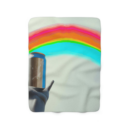 "A Toast To Possibility" - The Alien Sherpa Fleece Blanket