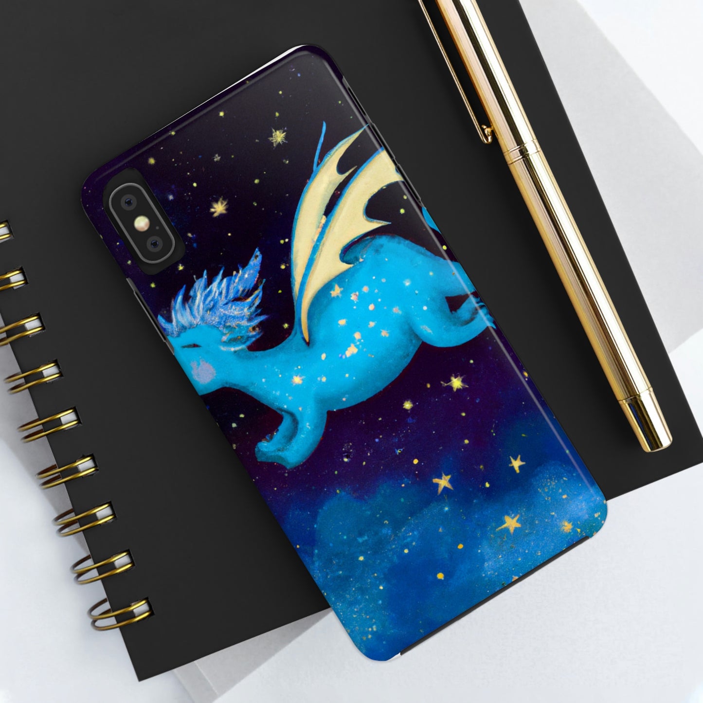 "Drifting Among the Stars: Die Geschichte eines Drachenbabys" - Die Alien Tough Phone Cases