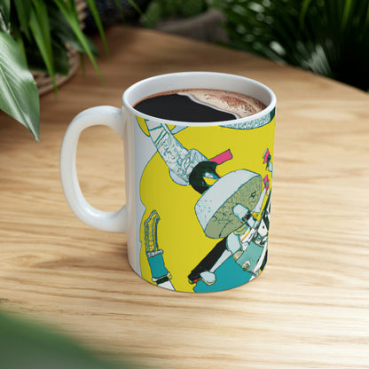 Robotic Rebellion: A Battle for Power. - The Alien Ceramic Mug 11 oz