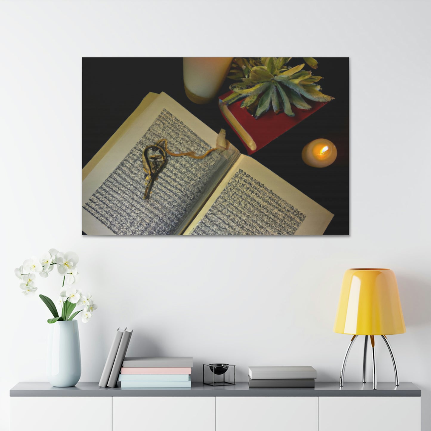 "Found Art: Exploring Classic Literature" - Canvas