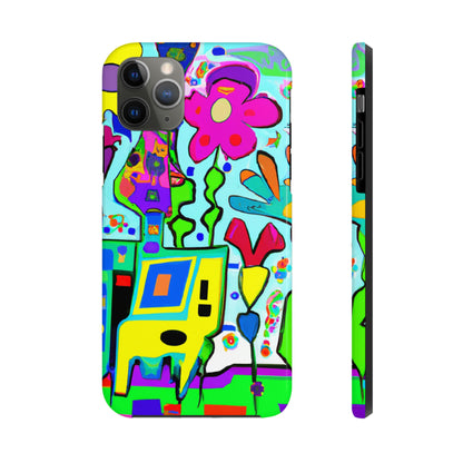 "A Mystical Garden of Rainbow Petals" - The Alien Tough Phone Cases