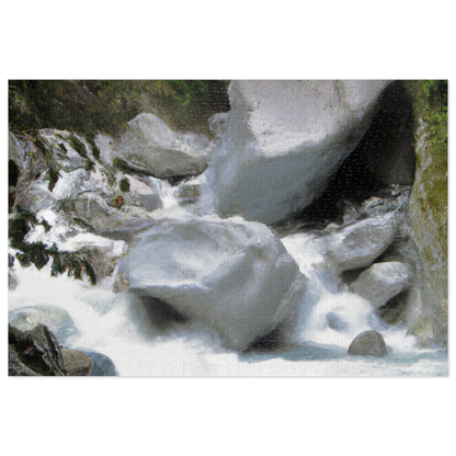 "Canyon Chaos: The Rockslide Race" - The Alien Jigsaw Puzzle