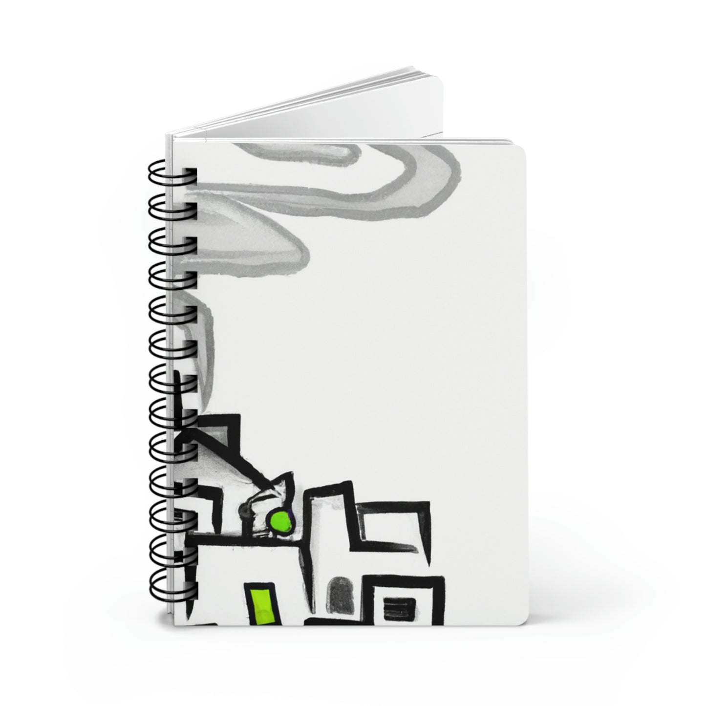 The City In The Mist - The Alien Spiral Bound Journal