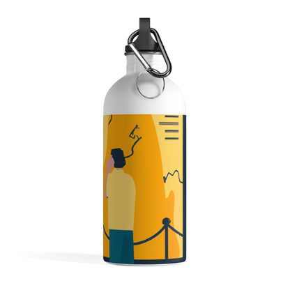 "Escape from the Museum Monster" - The Alien Stainless Steel Water Bottle