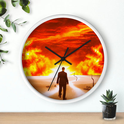 The Endless Desert Journey - The Alien Wall Clock