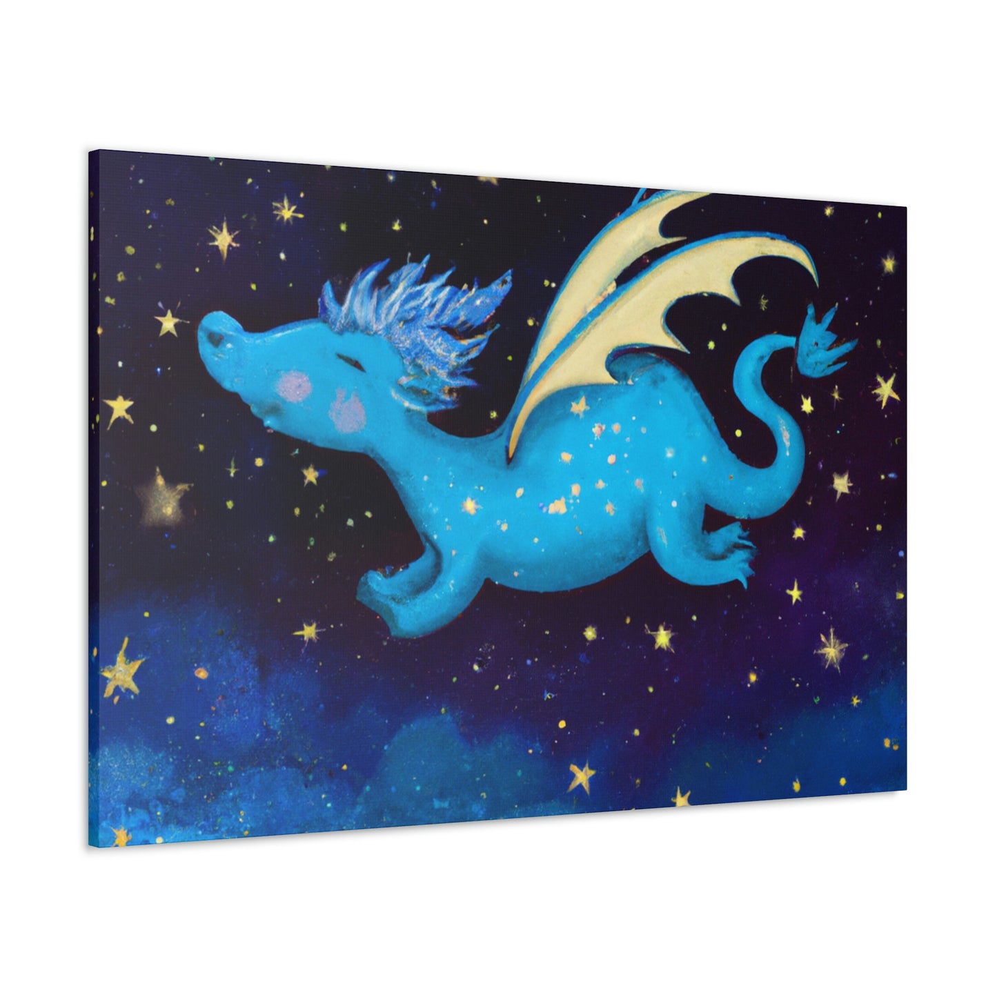 "Drifting Among the Stars: The Story of a Baby Dragon" - The Alien Canva