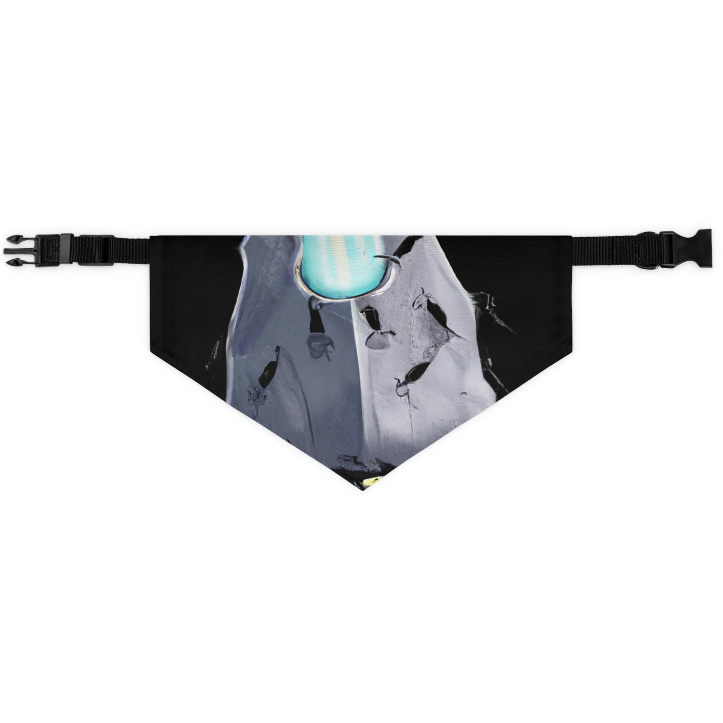 "The Glowing Stone Menace" - The Alien Pet Bandana Collar