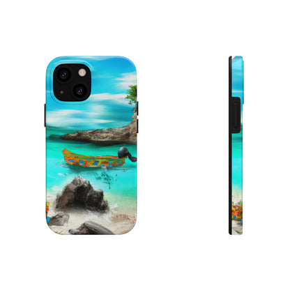 "Caribbean Fiesta on the Beach - A Digital Exploration of Mexican Culture" - The Alien Tough Phone Cases