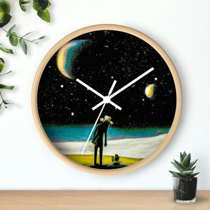 "Un alma perdida conectada a los cielos" - El reloj de pared alienígena