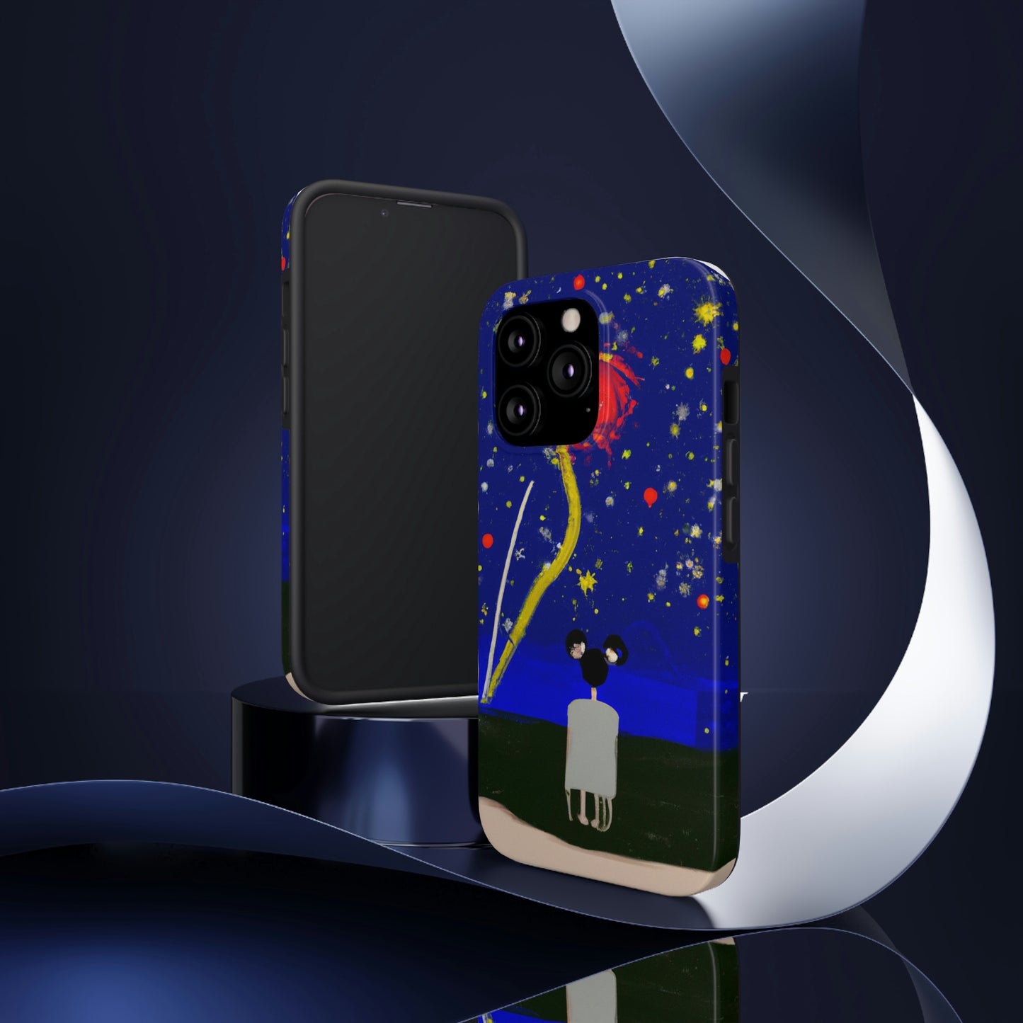 "A Spark of Solitude" - The Alien Tough Phone Cases