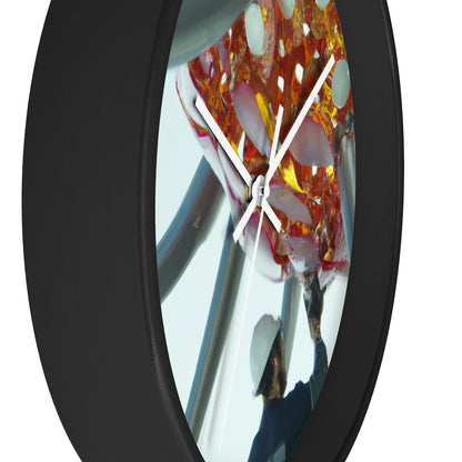 "Robotic Flower Power" - El reloj de pared alienígena