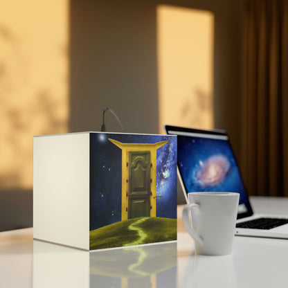 Die Himmlische Schwelle - Die Alien Light Cube Lampe