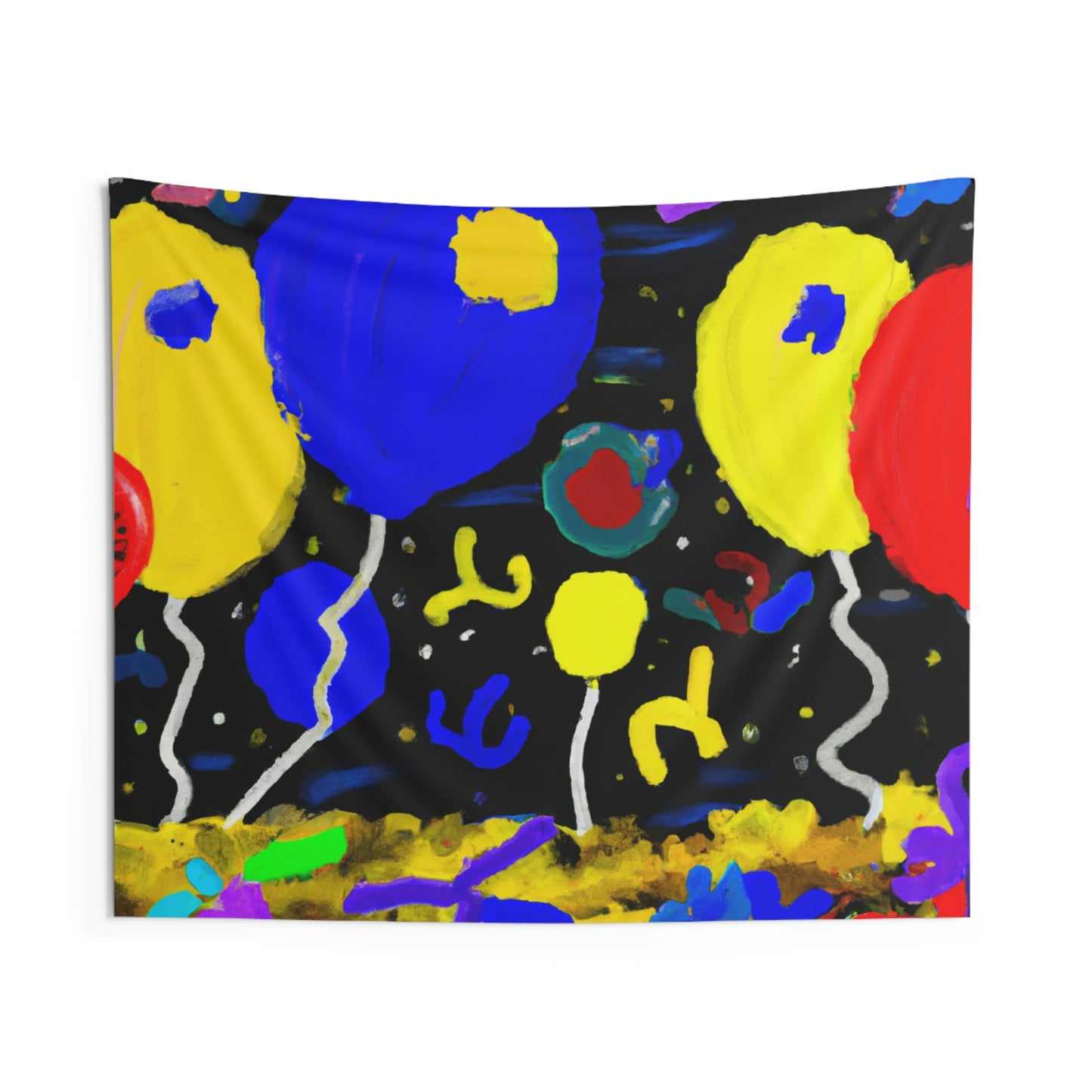 "A Starry Night Rainbow" - The Alien Wall Tapestries