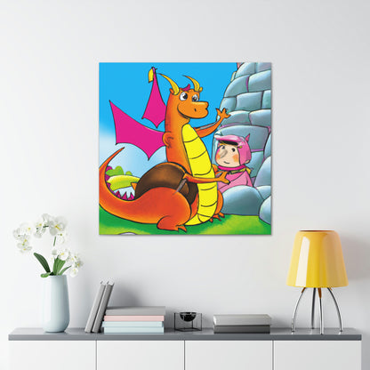 "The Knight and the Baby Dragon" - The Alien Canva