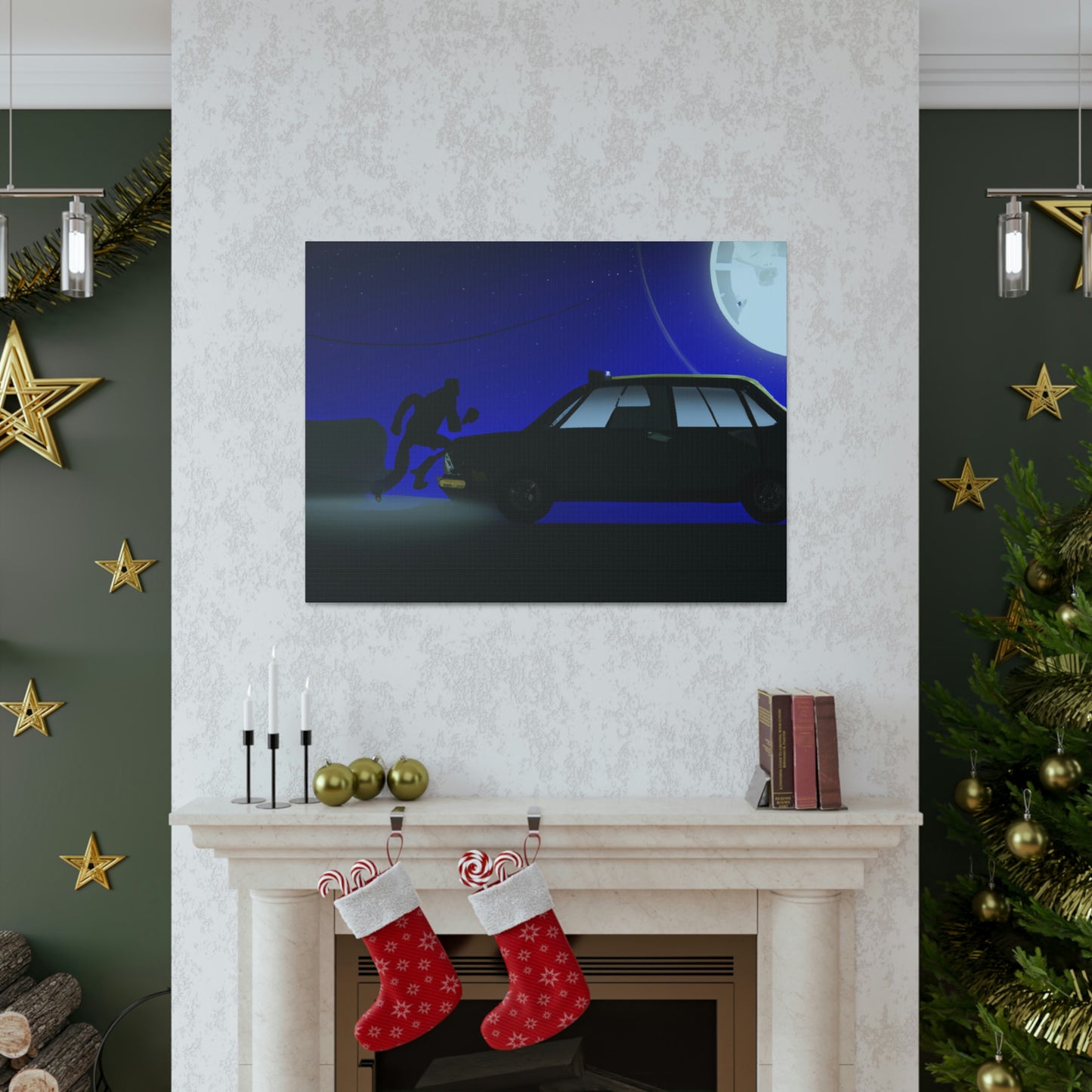 "Die Kunst des Moonlight Joyriding" - The Alien Canva