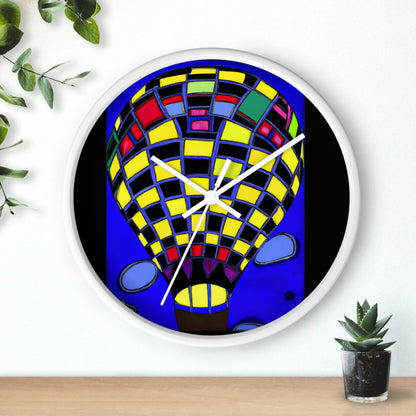 "Enchanted Midnight Flight" - The Alien Wall Clock