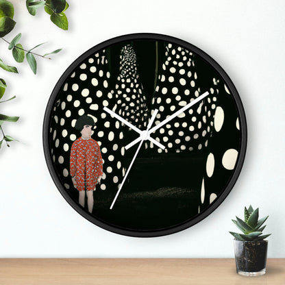 Staring Into The Night Woods - The Alien Wall Clock