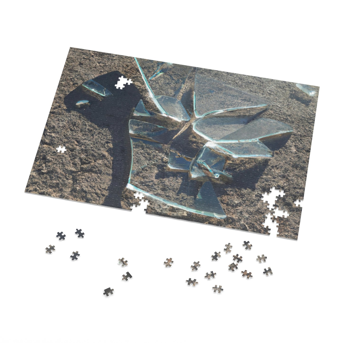 "Glimmer of Broken Glass" - The Alien Jigsaw Puzzle