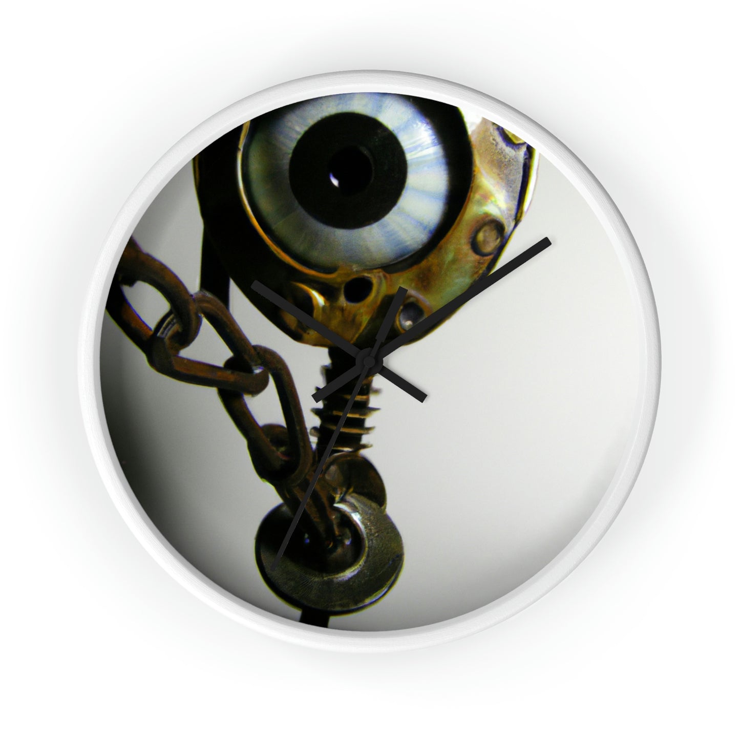 "Eye for an Eye: A Mechanical Vengeance" - The Alien Wall Clock