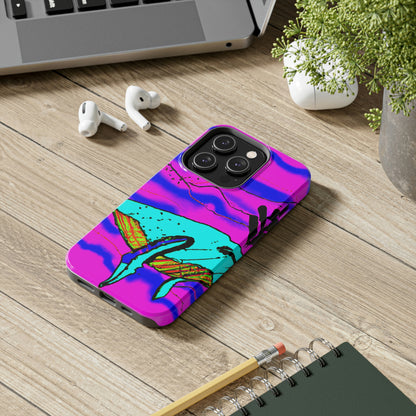 "Glow of the Neon Sea" - The Alien Tough Phone Cases