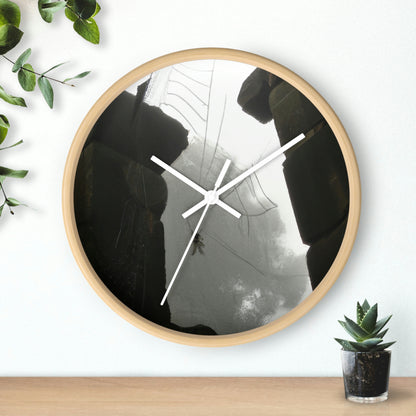 "Ghostly Cobwebs in the Ruins" - The Alien Wall Clock