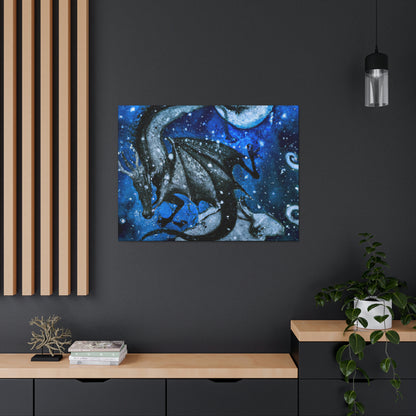 "Frosted Moonlight Dragon" - The Alien Canva