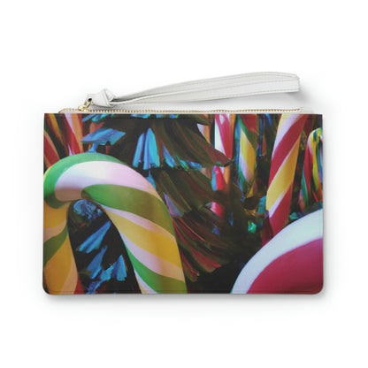 "Candy Cane Wonderland" - The Alien Clutch Bag