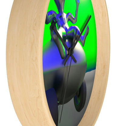 "The Alien Hitchhiker" - The Alien Wall Clock