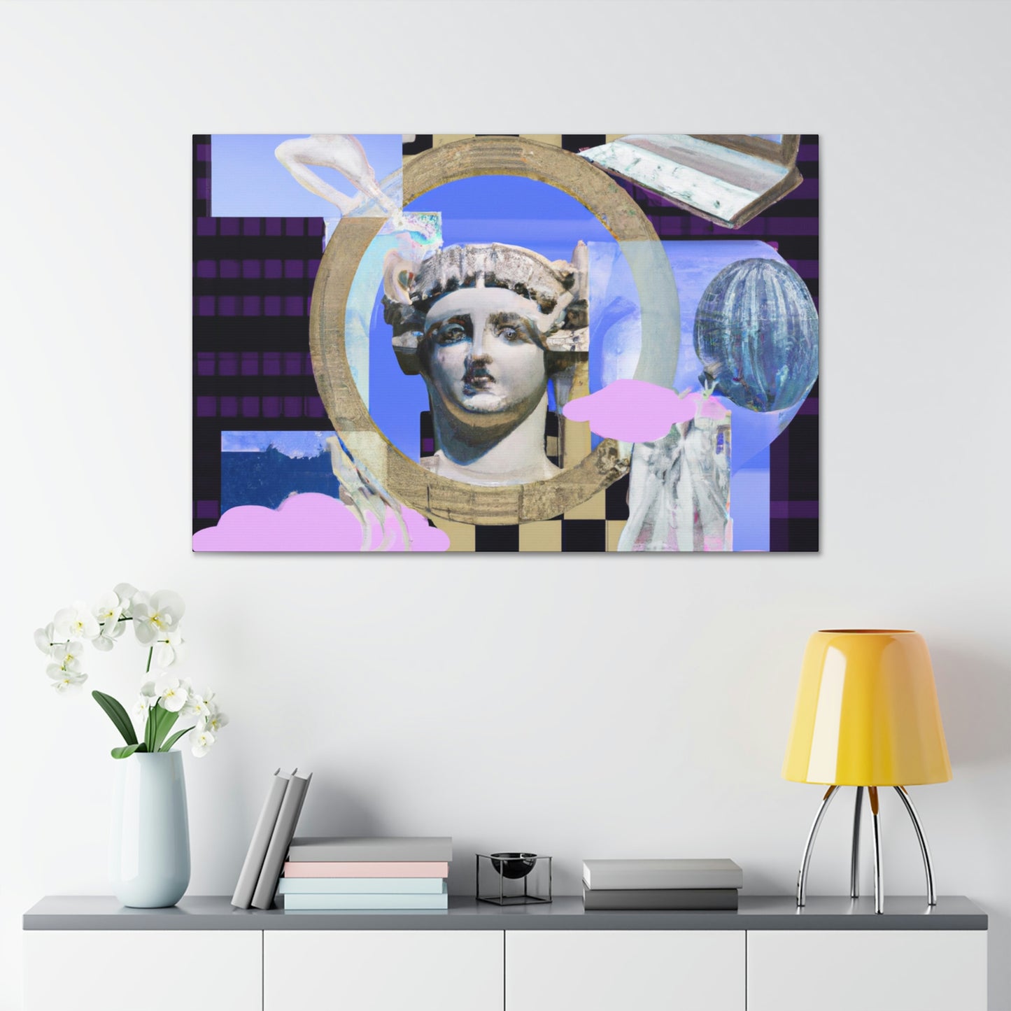 "A Fusion of Fine and Tech Art" - Canvas