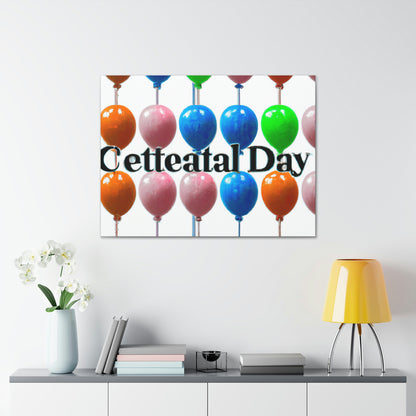 Rainbow Balloon Artist - Canvas