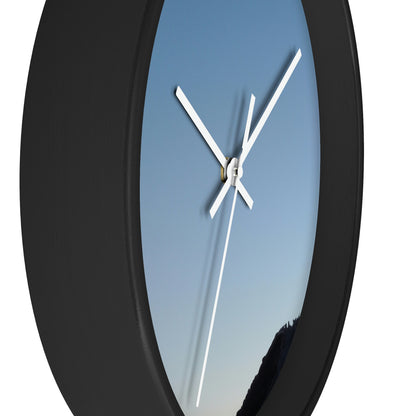 The Crescent Moon in Winter's Shadow - The Alien Wall Clock