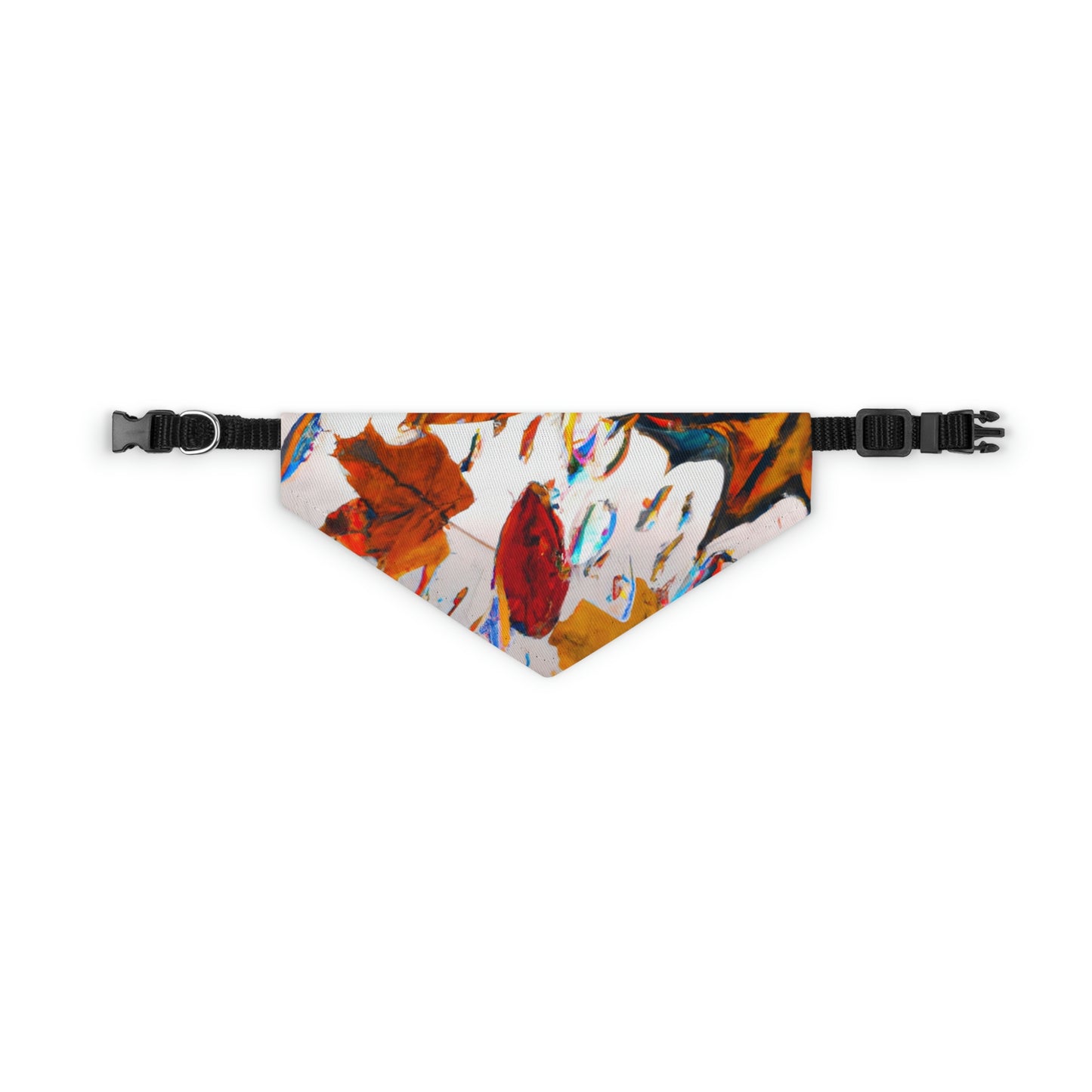 "Herbst in einer Glaskugel" - Das Alien Pet Bandana Halsband