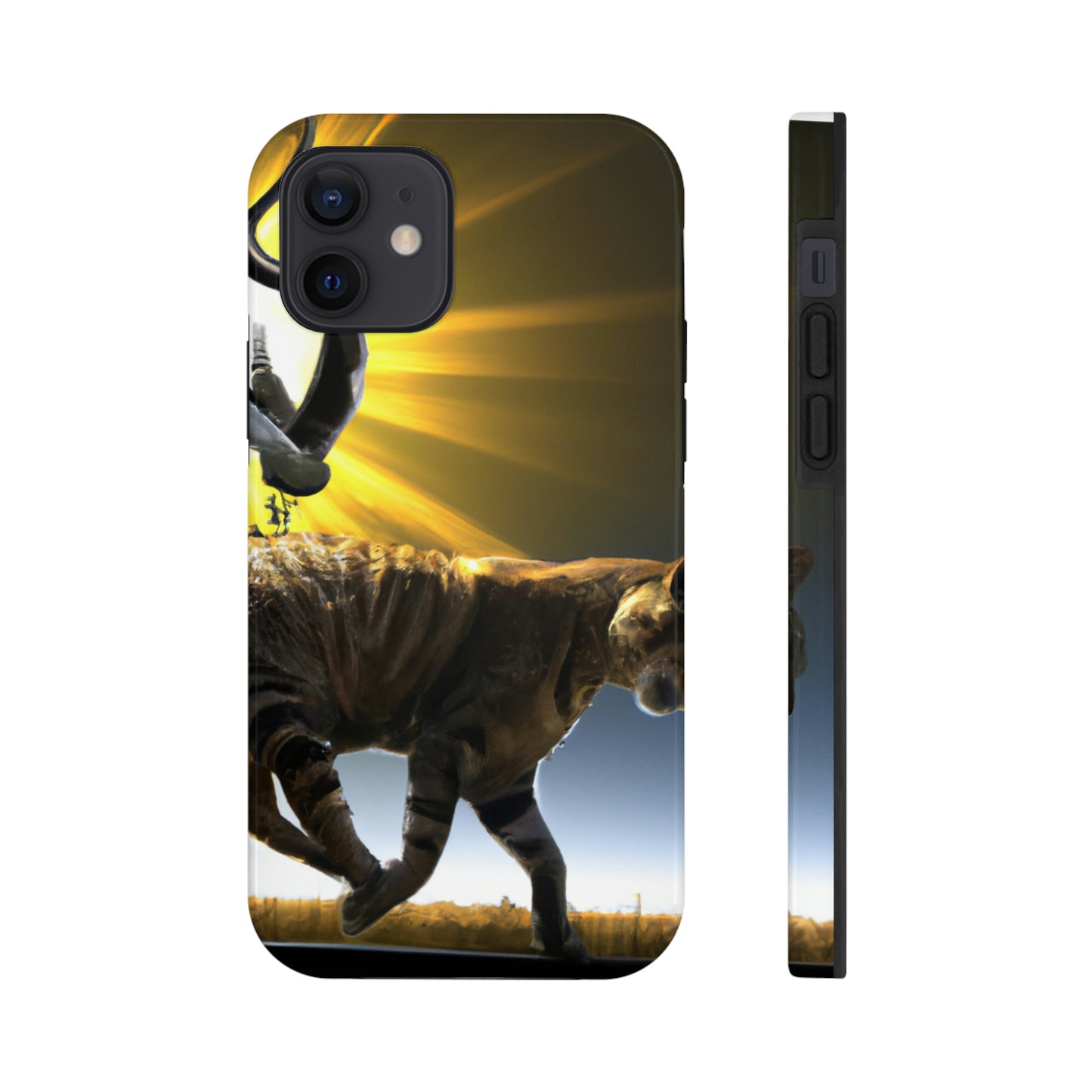 "A Purrfect Sunbeam Moment" - The Alien Tough Phone Cases