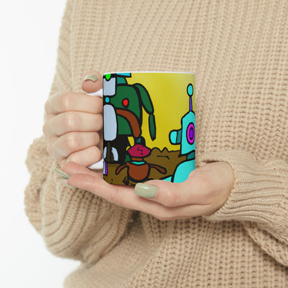 "A Spectrum of Enslaved Machines" - The Alien Ceramic Mug 11 oz