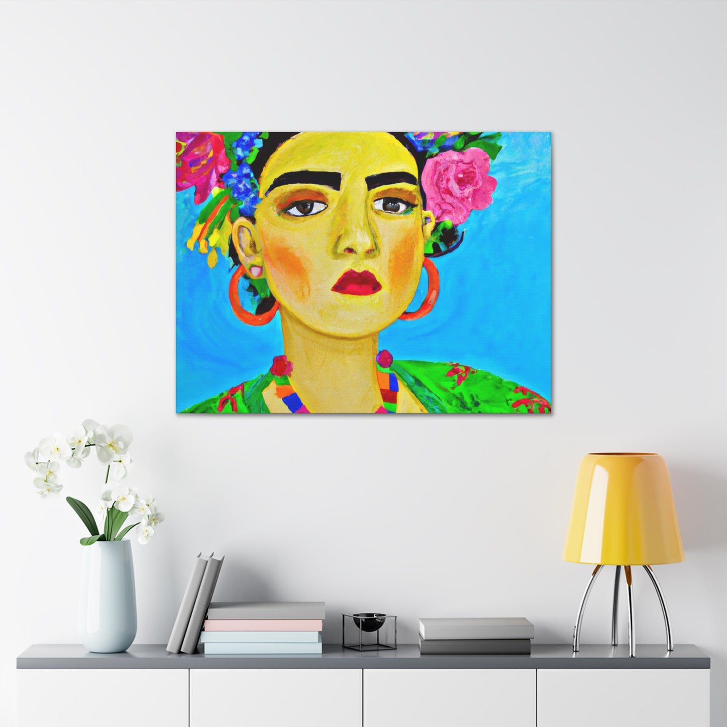 "Feroz y libre: un tributo a las mujeres mexicanas inspirado en Frida Kahlo" - The Alien Canva