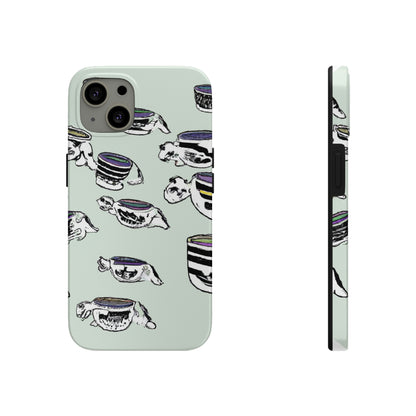 "A Purr-fectly Precious Tea Party Parade" - The Alien Tough Phone Cases