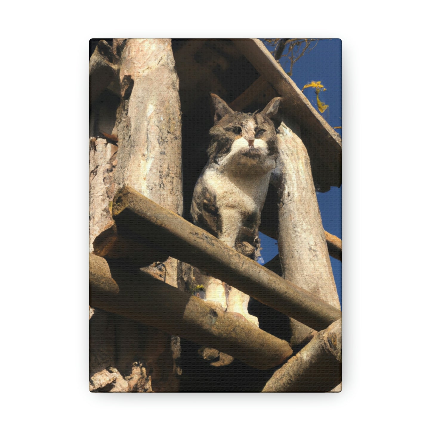 "Kitty in the Ruins" - The Alien Canva