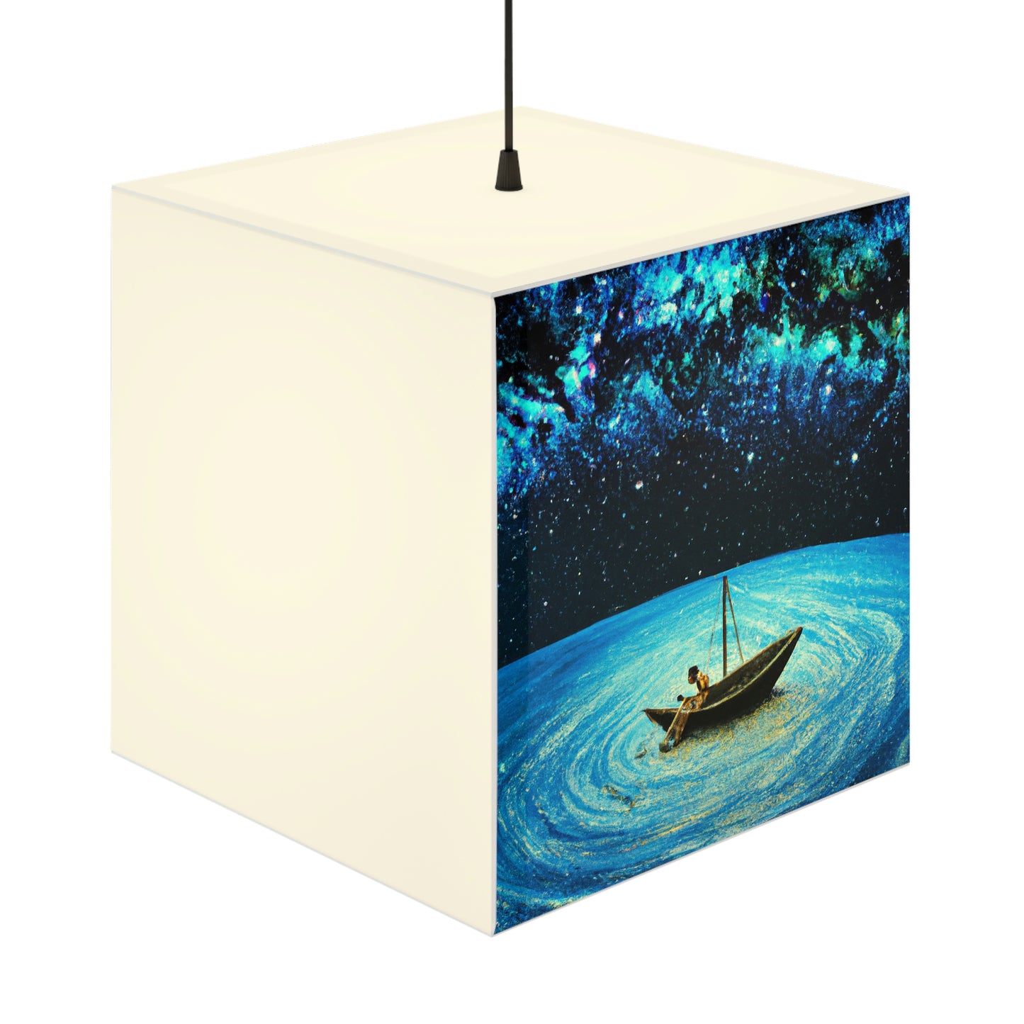 "A Voyage of Starlight". - The Alien Light Cube Lamp