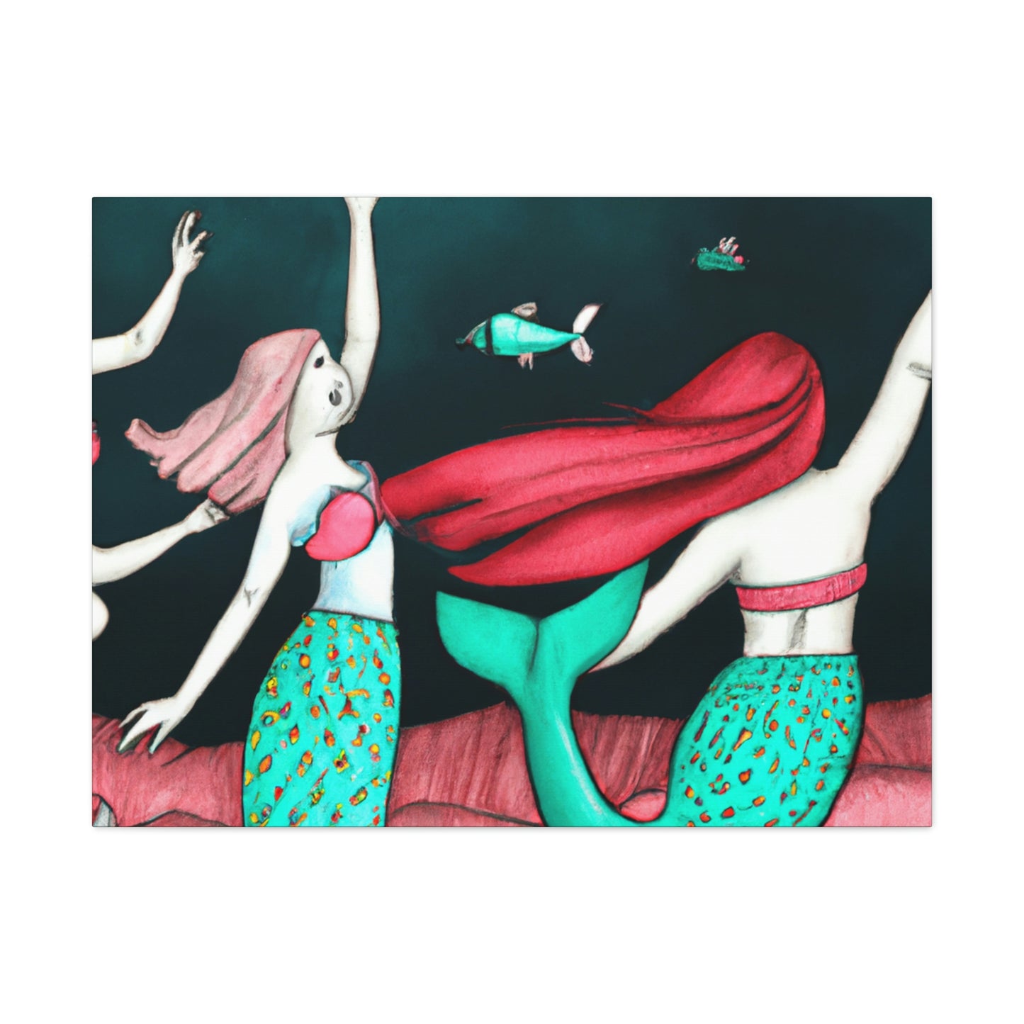 "Mermaids at Sea: The Battle to Preserve Their Home." - The Alien Canva