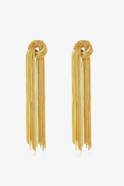 18K Gold Plated Fringe Earrings